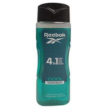 Reebok Cool Your Body 4u1 gel za tuširanje za muškarce 400 ml