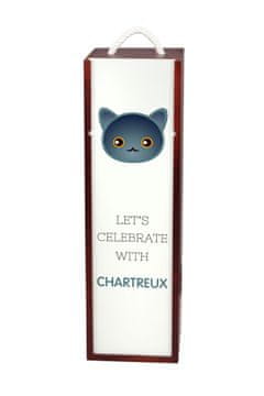 Chartreux - kutija za vino s grafikom i natpisom a