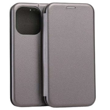 Beline Etui Book Magnetic iPhone 15 Pro 6,1, čelična/steel