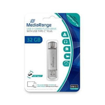 MediaRange USB stick 32 GB USB 3.1 kombinirani, MR936