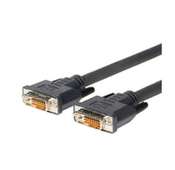 MicroConnect 5m DVI-D ženski/ženski DVI kabel crne boje