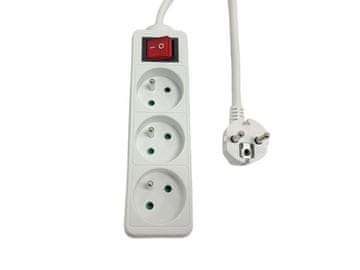 MicroConnect MC-PSOO030150FRW Bijeli produžni kabel