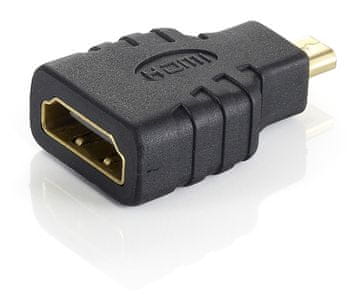 Equip 118915 microHDMI HDMI kabelski adapter Crni