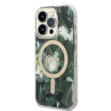 Guess Guess Futrola Za Iphone 14 Pro Max 6.7 Za Magsafe Hard Jungle Komplet Za Punjač
