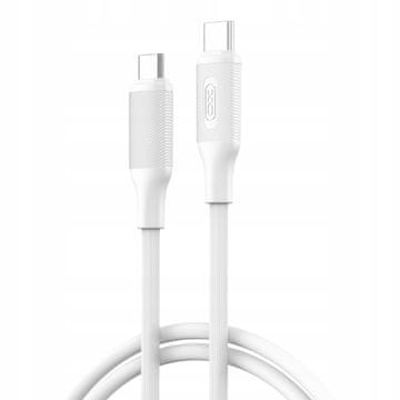 USB-C - USB-C kabel 1,0 m XO NB-Q265B PD 60 W bijeli jaki