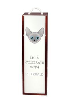 Peterbald - kutija za vino s grafikom i natpisom a