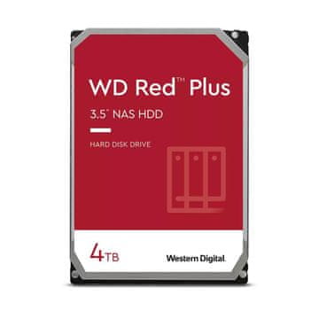 Western Digital 4TB RED PLUS 256MB CMR 3.5IN, WD40EFPX