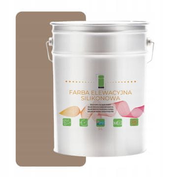 EE Silikonska prozračna fasadna boja 5L mat - Nutty Beige