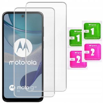2x zaštitno staklo od kaljenog stakla za Motorola Moto G53