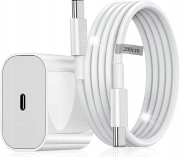PD 20W brzi punjač + USB-C-PD kabel od 1 m