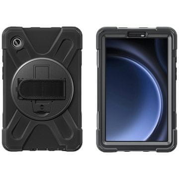 4smarts robusna futrola za Samsung Galaxy Tab A9 crna