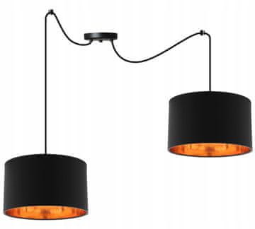 Lampa viseća pauk žirandol zlatni LED