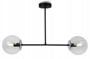 Lampa wisząca moderna, staklene kugle, LED luster
