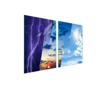 Zaštitna staklena ploča za štednjak 2x45x52 Weather