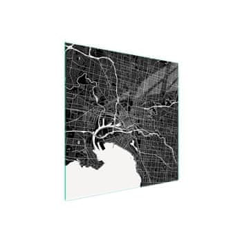 Staklena zaštitna ploča za štednjak 50x52 Mapa