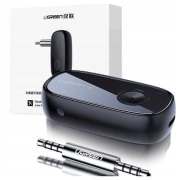 Ugreen Audio bluetooth adapter 5.0 UGREEN CM279, aptX, crni