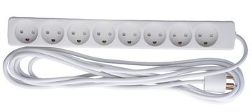 MicroConnect 8-polna danska utičnica produžni kabel 5 m