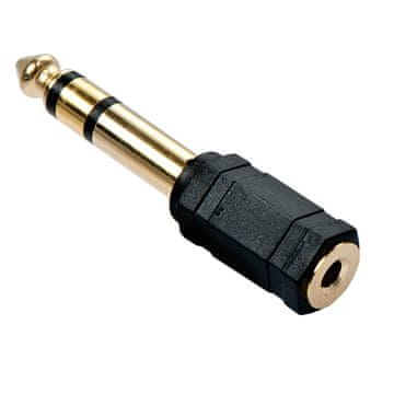 Lindy 35620 kabelski adapter 6,3 mm 3,5 mm crni