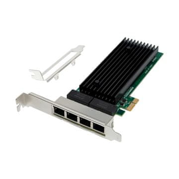 MicroConnect MC-PCIEX1-82575-Q Četverostruki RJ45 mrežni