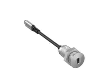 Vivolink PROUSBCMF0.3m USB-C 3.2 Gen 2 kabel 0.3m sivi