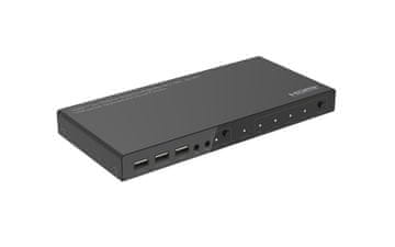 MicroConnect MC-HDMIKVM0401-4K KVM preklopnik crni