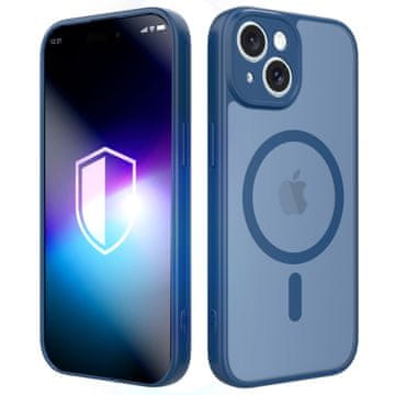 Apple iPhone 14 - 3mk Misty MagCase plava