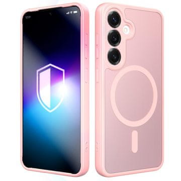 Samsung Galaxy S25 - 3mk Misty MagCase ružičasta