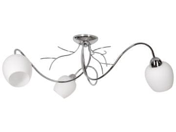 Moderna viseća lampa luster plafonjera krom
