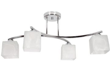 Moderna viseća lampa luster plafon krom