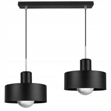 Viseća lampa moderna stropna s metalnim sjenilom