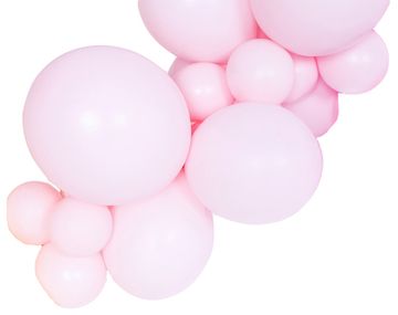 PartyDeco Baloni 12 inča pastelno meko ružičasti, 100 kom. 1 pak.