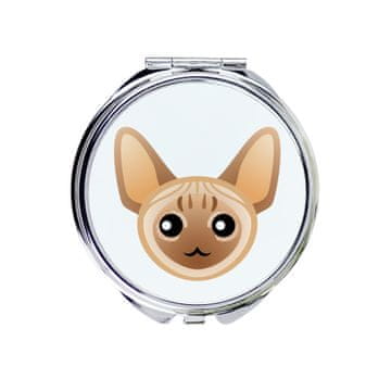 Devon Rex - džepno ogledalo za torbicu od a