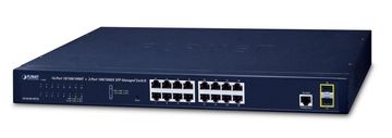 Planet IPv4/IPv6, 16-P 10/100/1000Bas, GS-4210-16T2S