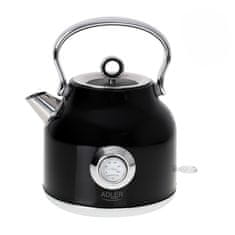 Adler Adler AD 1346B kuhalo za vodu, 1.7 L, 2200 W, crno/metalik