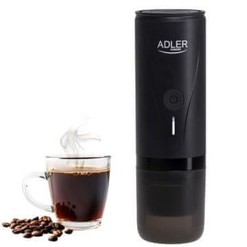 slomart Adler Prijenosni aparat za kavu, 20 BAR, 7500mAh baterija, USB punjenje
