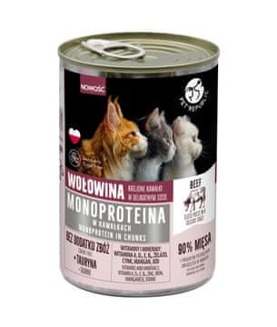 PET PET REPUBLIC Monoproteinska govedina u umaku - mokra hrana za mačke - 400g