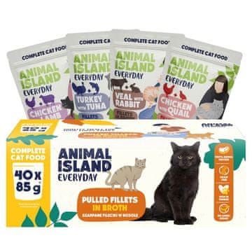 Animal ANIMAL ISLAND Everyday Fileti u umaku - 40x85g