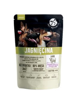 PET PET REPUBLIC mokra hrana za pse - janjetina - 500g