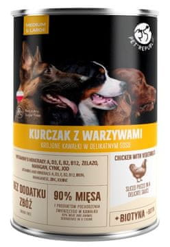 PET PET REPUBLIC mokra hrana za srednje i velike pse - piletina s povrćem - 1250g