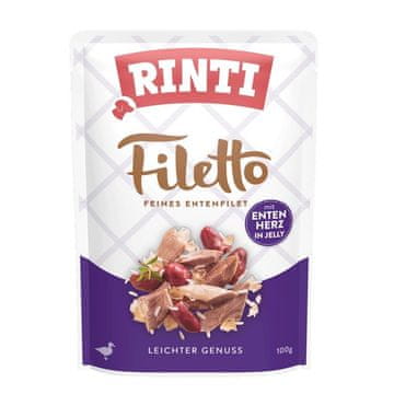Rinti RINTI Filetto mokra hrana za pse - pačji file s pačjim srcima - 100g