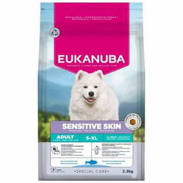 Eukanuba EUKANUBA Special Care Sensitive Skin Losos - suha hrana za pse - 2,3kg