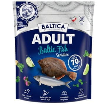 EXCELLENT BALTICA Excellent Sensitive Baltic fish Small breed Mono - suha hrana za pse - 1kg