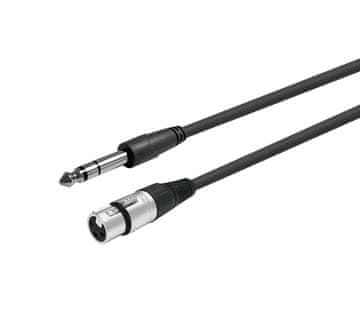 Vivolink PROAUDXLRFJACKS1 audio kabel 1m XLR 6,35 mm crni
