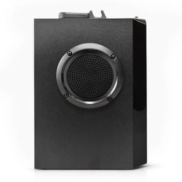 slomart Prijenosni Bluetooth zvučnik OVERBOX MT3186, crni, drvo