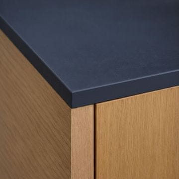 HPL kuhinjska radna ploča 40x63,5 cm Crna mat (0190AF) vodootporna 12 mm