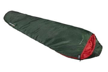 High Peak High Peak Lite Pak 1200 Mummy šator za spavanje od poliestera, Zeleni/Crveni