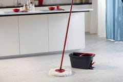 Spin Vileda Turbo 2in1 Spin Mop Zamjenska Krpa (1 kom, Bijela/Crvena)