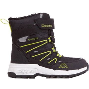 Kappa Dječje cipele Kappa Floki Tex Black-Lime (260975K 1133)