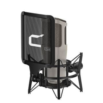 slomart ikan STM01 studijski kondenzatorski mikrofon, 20Hz-20kHz, siv