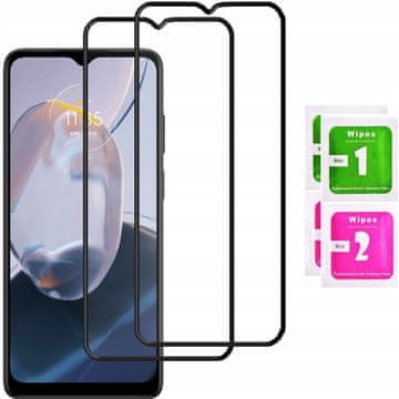 2x kaljeno staklo ZA Motorola Moto E22i cijeli ekran 5D staklo